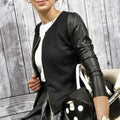 Women’s Plaid Patchwork Blazer