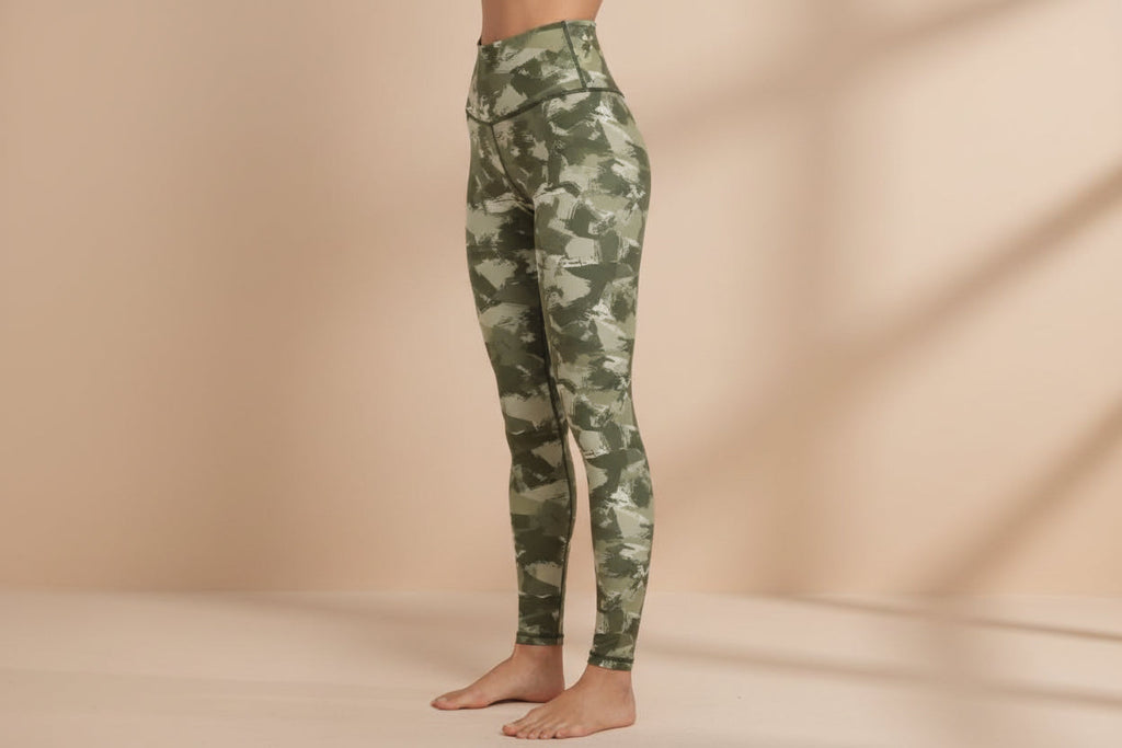 Women’s High Waist Printed Workout Leggings for Yoga, Running & Fitness