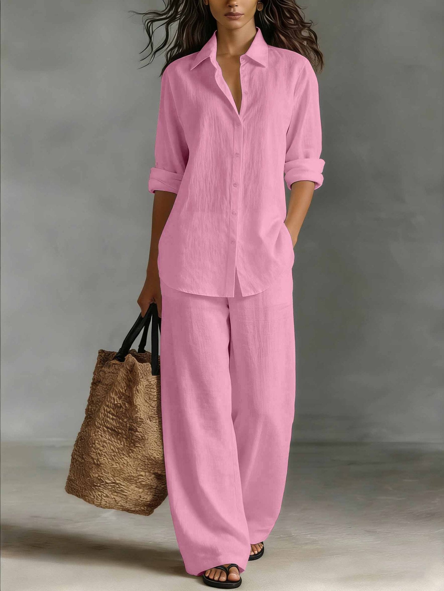 Women's Bohemian Top & Pants Set – Resort Lounge Co-ord