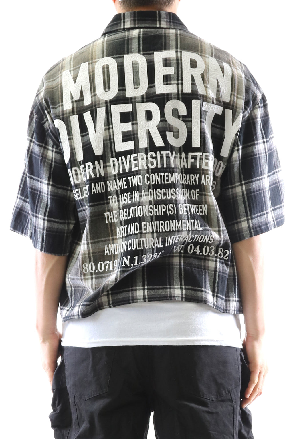 UMBRO Washed Flannel Crop Top Button Down Shirt