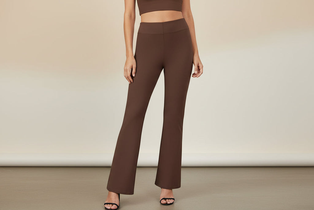 Business-Casual High-Waisted Stretch Trousers for Women