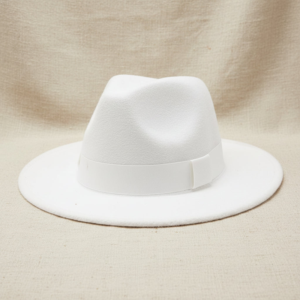 Wide Brim Bell Crown Wool Hat – Unisex Sun & Warmth Hat
