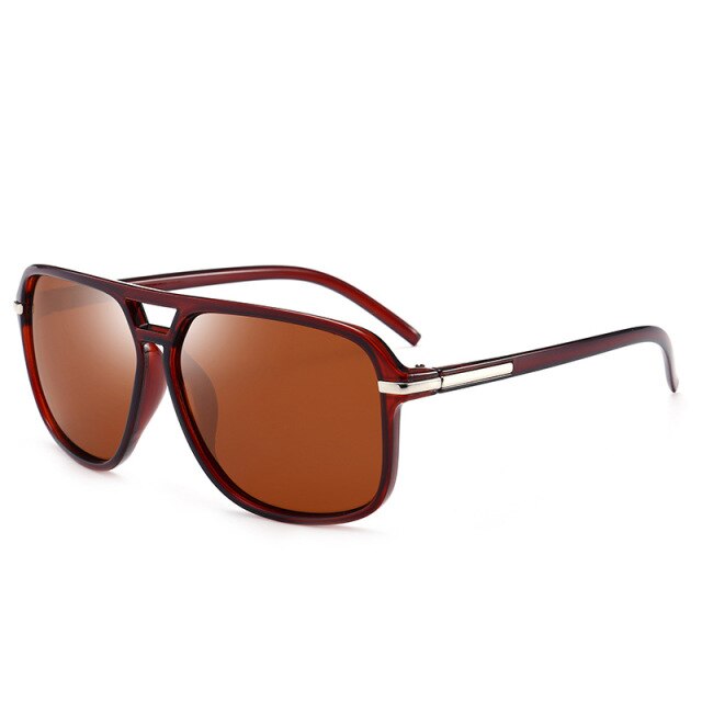 Oversized Sunglasses Men Polarized Mirror Goggles Driving Sun Glasses