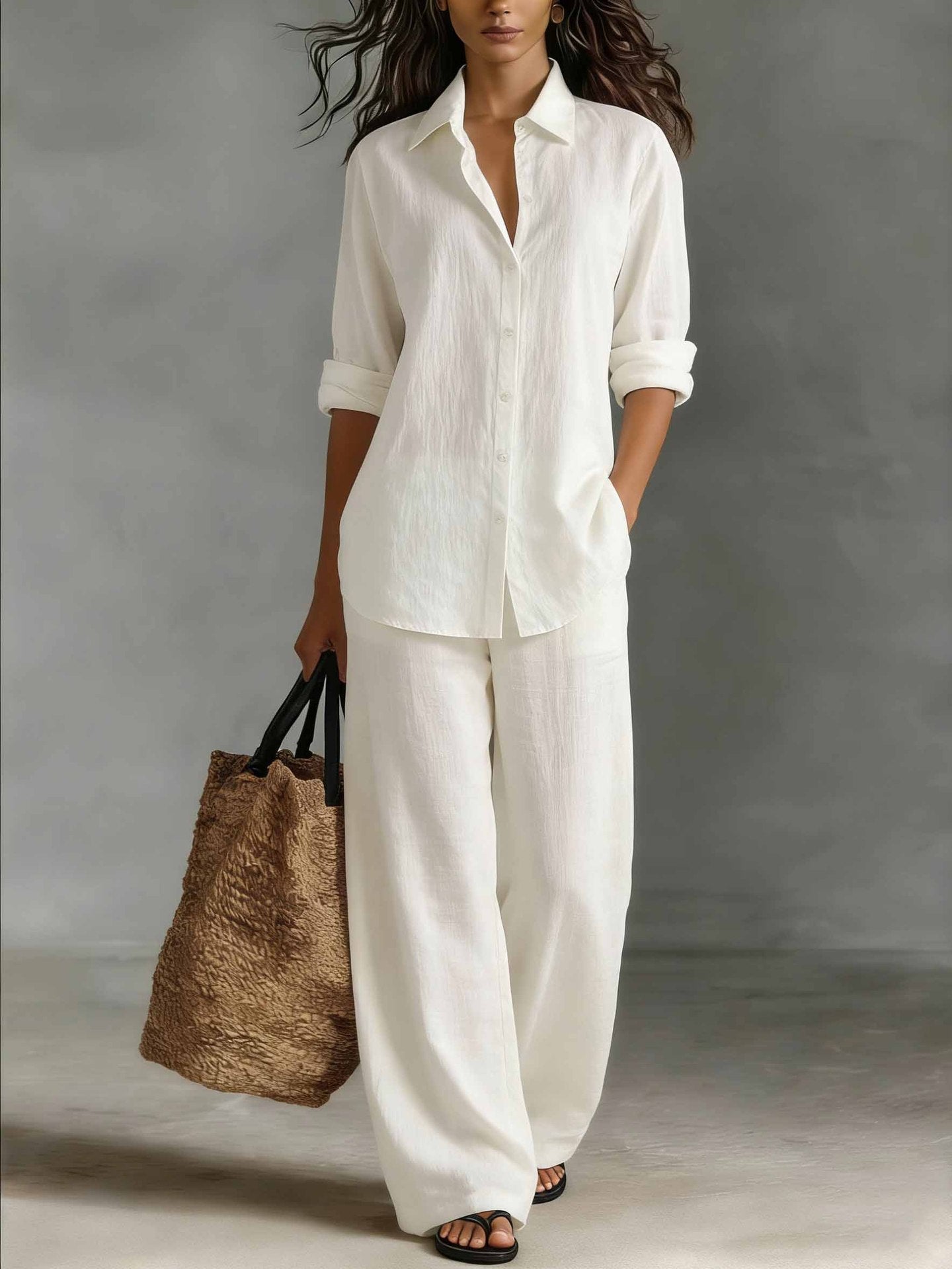 Women's Bohemian Top & Pants Set – Resort Lounge Co-ord