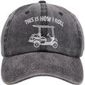 Funny Golf Cart Hat Adjustable Baseball Cap