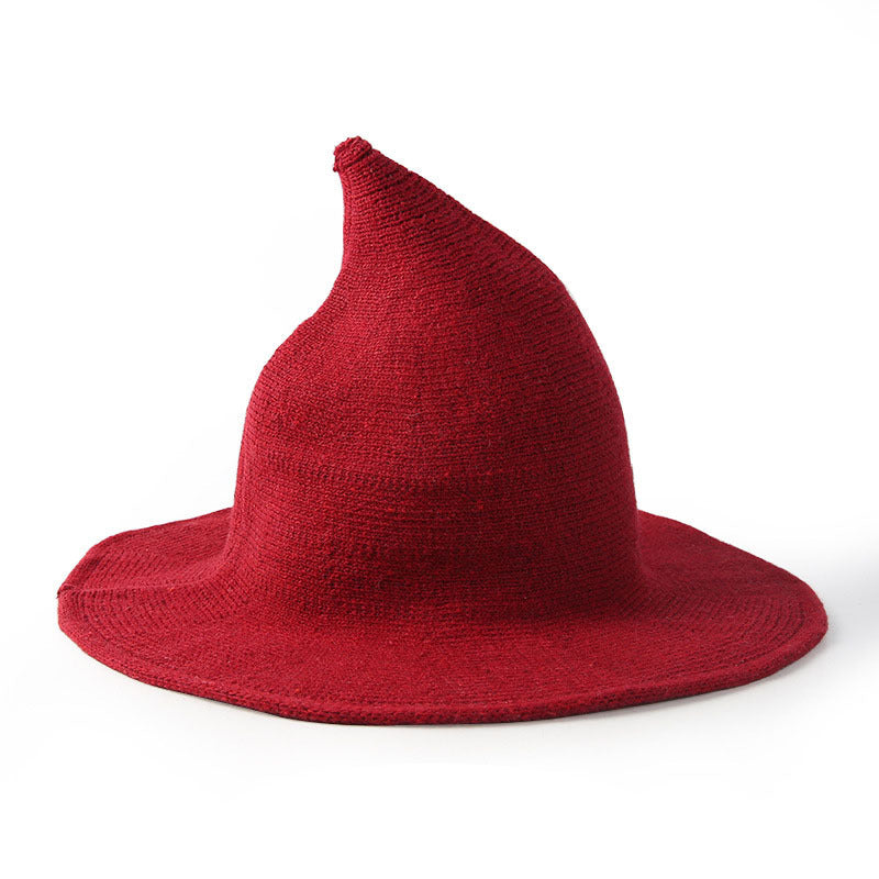 European American Halloween Wool Wizard Hat