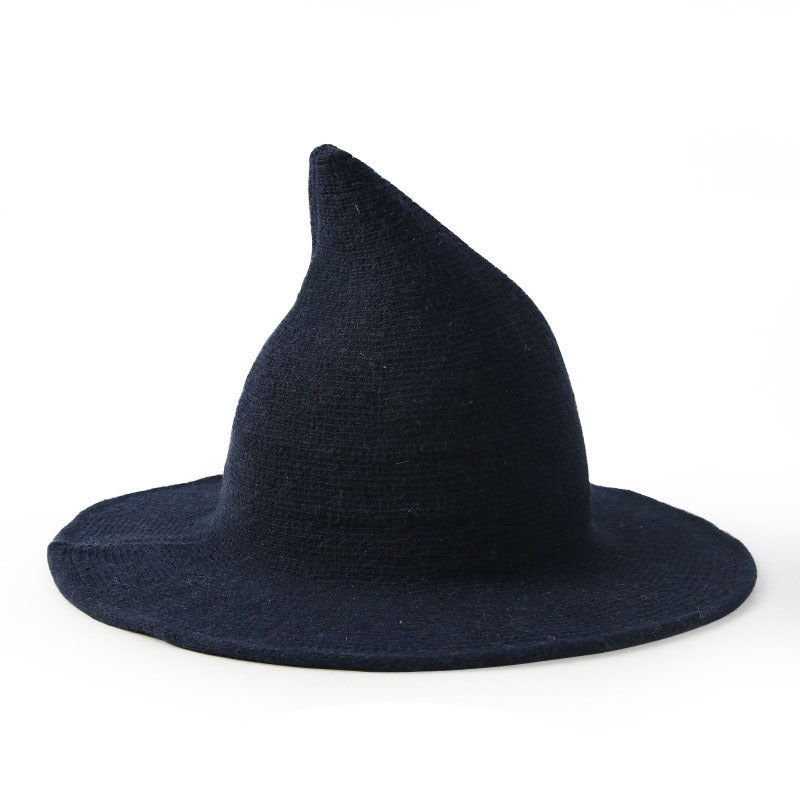 European American Halloween Wool Wizard Hat