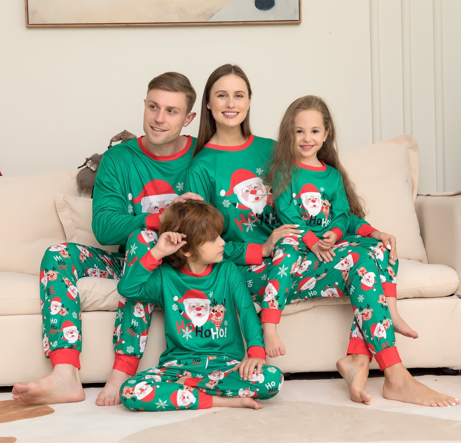 Family Matching Christmas Pajamas Santa Claus & Sleepwear for Family