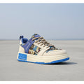 Bear Patch Low-Cut Harajuku Sneakers – Color Block Thick Sole