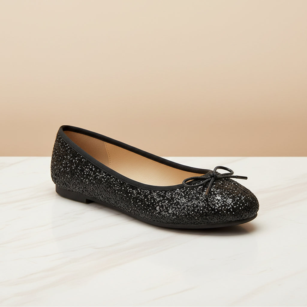 Women's Classic Egg-Roll Edge Slip-On Flats – Chanel-Inspired Round Toe Pumps