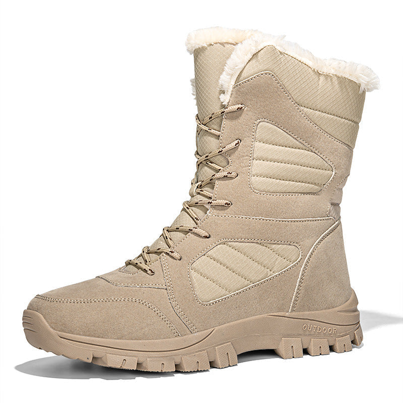 Women’s Winter Snow Boots – Fleece Lined Waterproof Cotton Boots