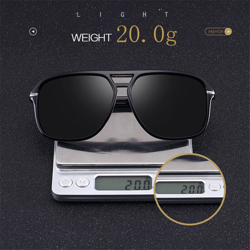 Oversized Sunglasses Men Polarized Mirror Goggles Driving Sun Glasses