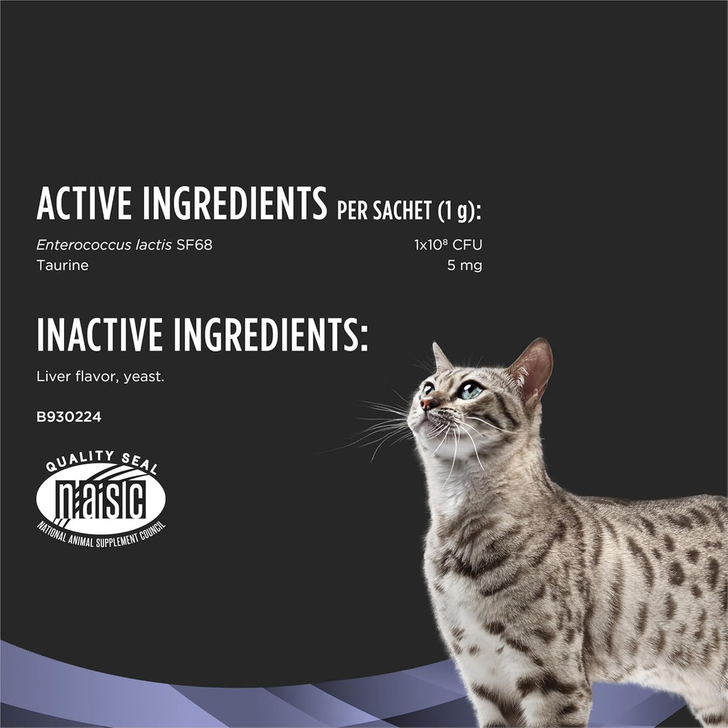 Purina Pro Plan FortiFlora Cat Probiotic – 30 Sachets for Digestive Support