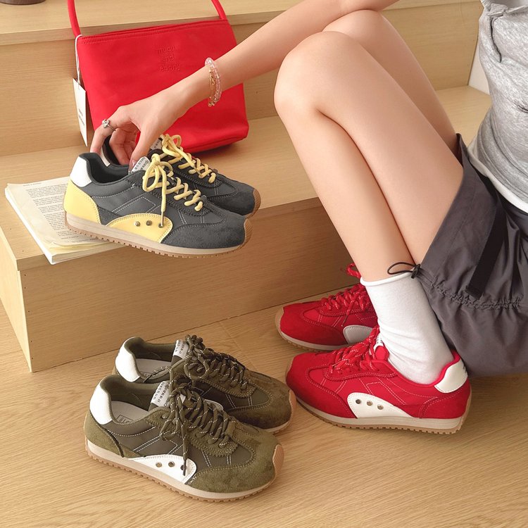 Women's Platform Lace-Up Sneakers | German Trainer Style Height-Increasing Casual Shoes | EU 36–40