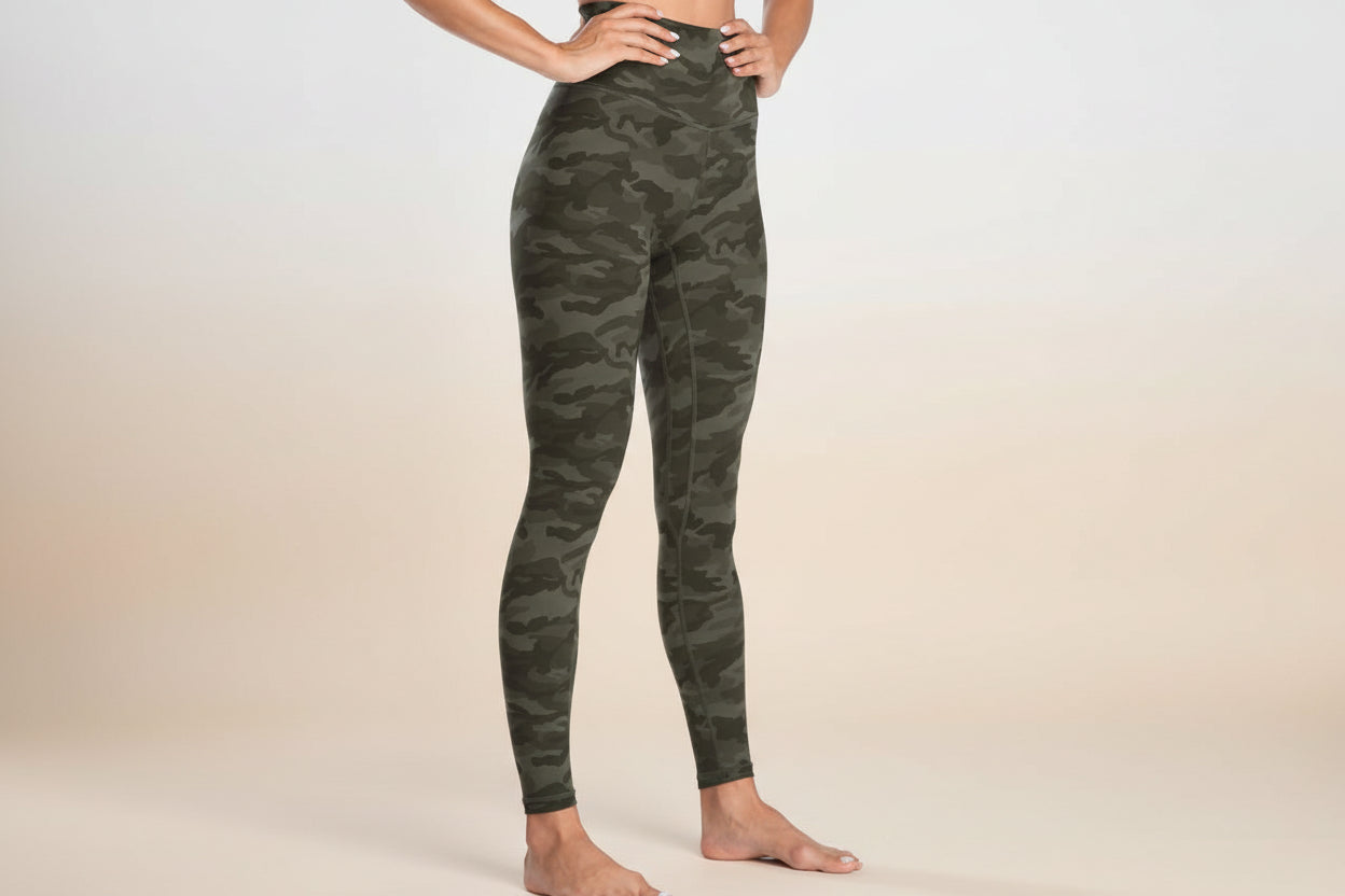 Women’s High Waist Printed Workout Leggings for Yoga, Running & Fitness