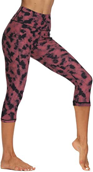 Cropped High-Rise Print Leggings – USA Flag Print Patriotic Workout Pants - 19 Styles