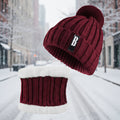 Warm Knitted Beanie & Scarf Women | Cozy Winter Bundle