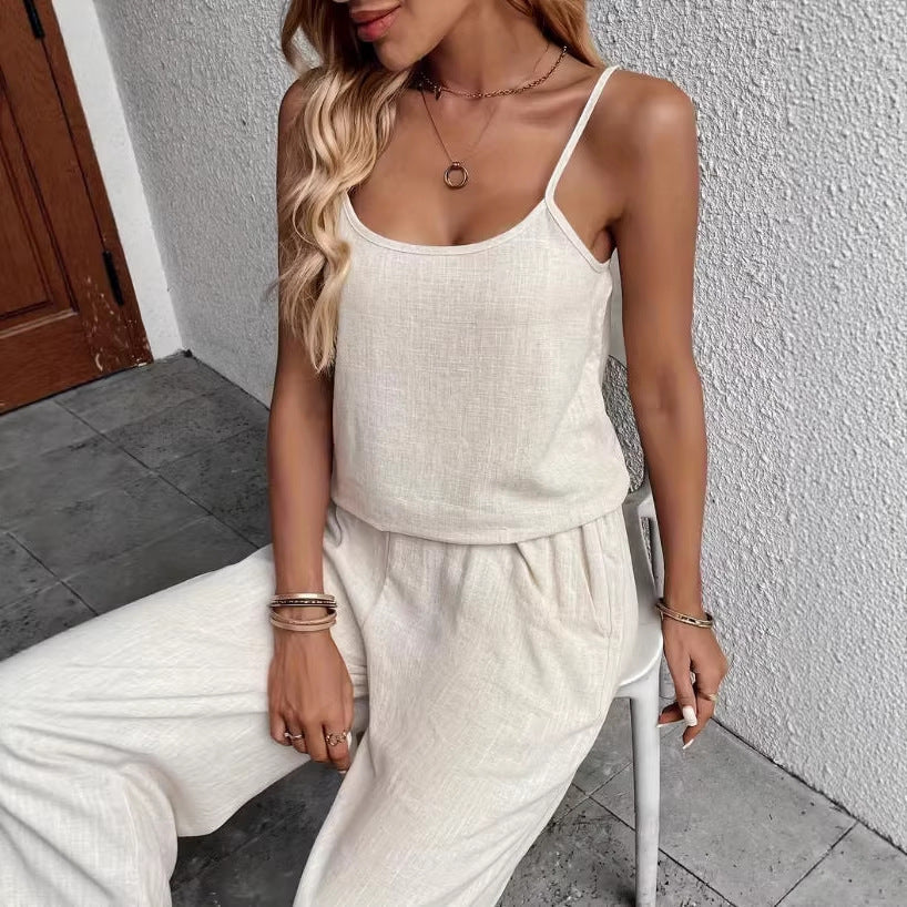 Women’s Sleeveless Resort Two Piece Set