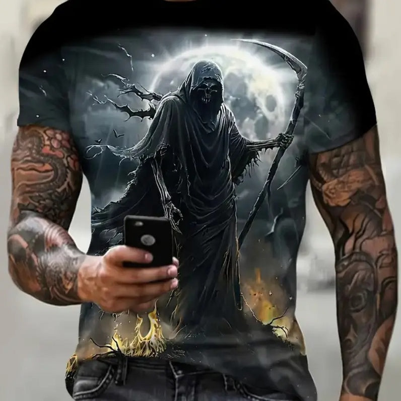 Men's Printed Short-sleeved shirt
