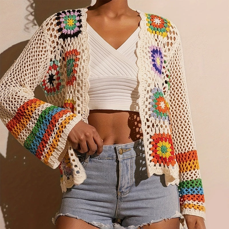 Women's Elegant Crochet Cardigan