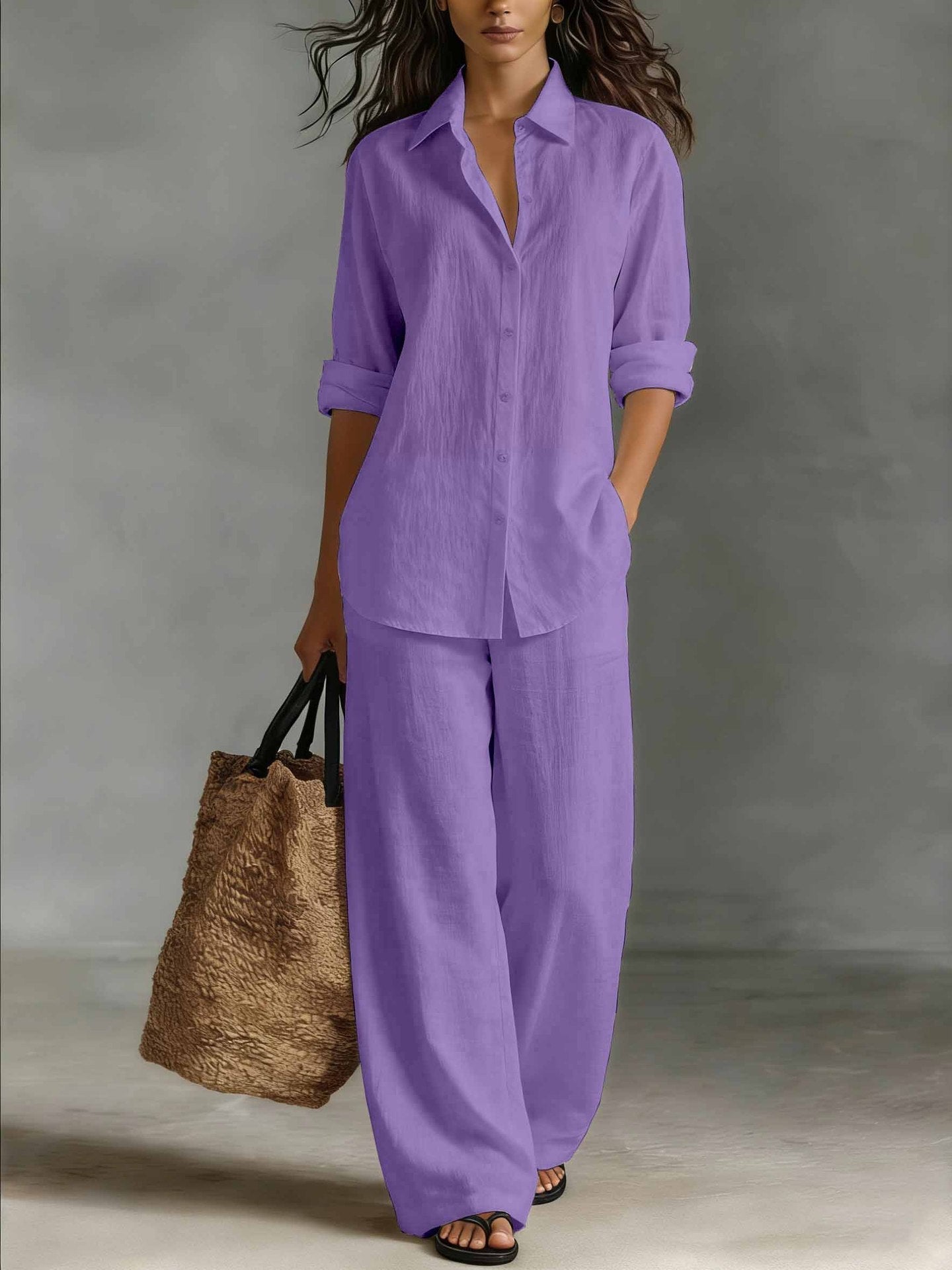 Women's Bohemian Top & Pants Set – Resort Lounge Co-ord