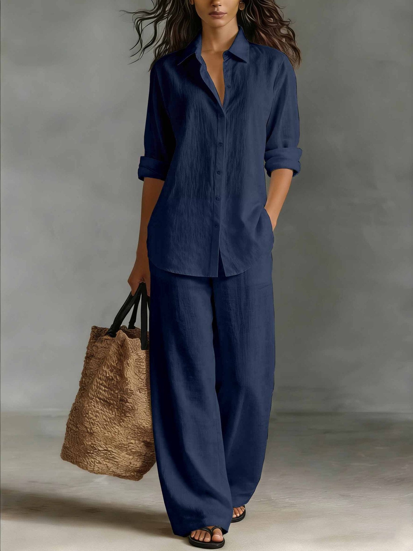 Women's Bohemian Top & Pants Set – Resort Lounge Co-ord