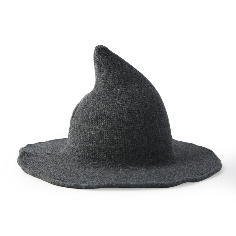European American Halloween Wool Wizard Hat