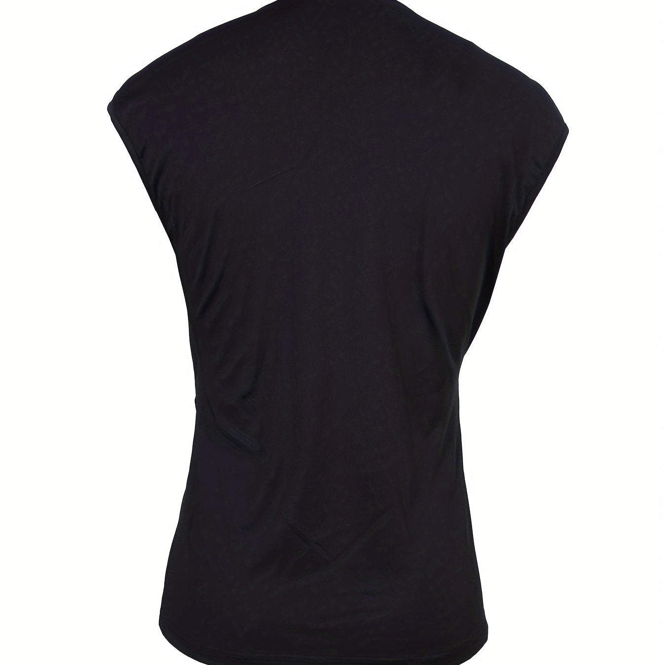 Women's Sleeveless Collar With Unique Design shirt Top