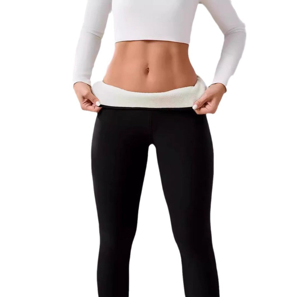 Fleece-Lined Thick Cashmere Winter Leggings