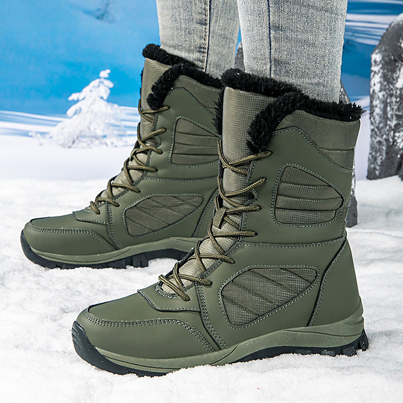 Women’s Winter Snow Boots – Fleece Lined Waterproof Cotton Boots