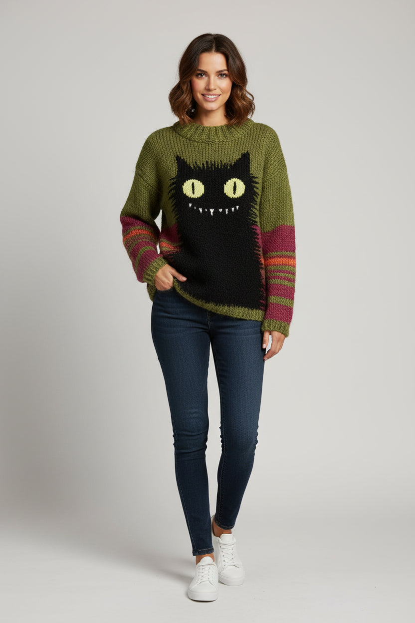 Women’s Retro Oversized Top – Laid Back Casual Fit