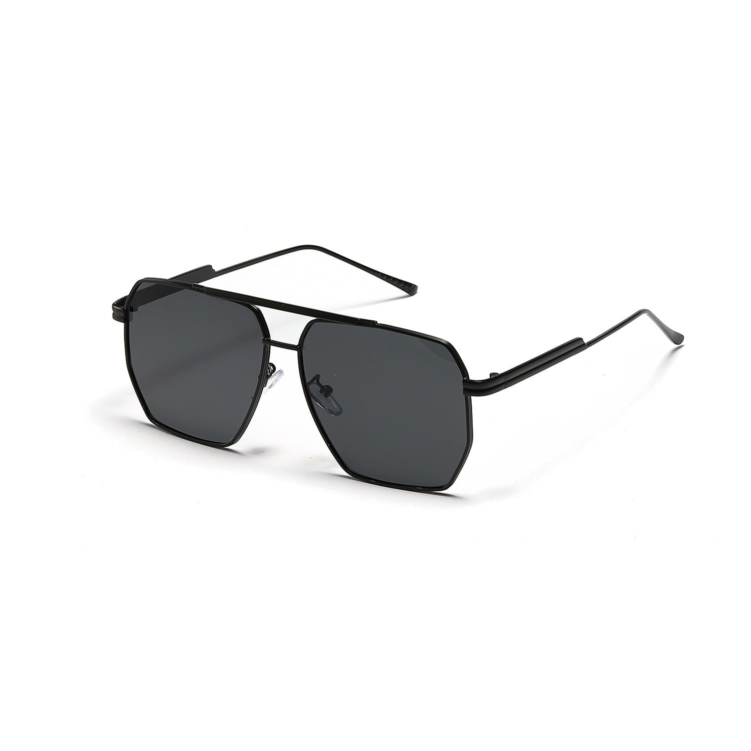 Double Beam Large Frame Sunglasses – Retro Fashion UV400