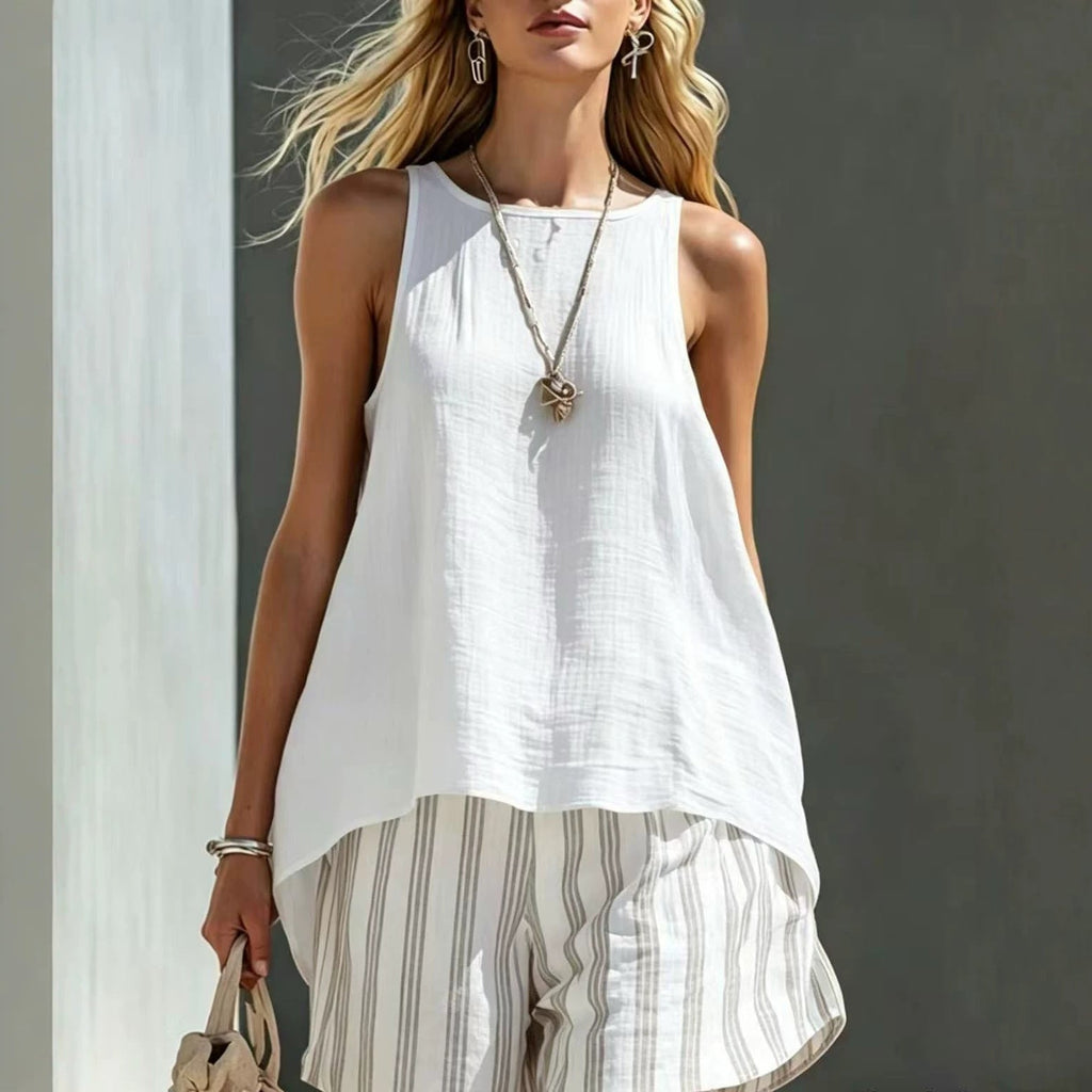 Women's V-Neck Long-Sleeve Loose-Fit Button-Up Shirt