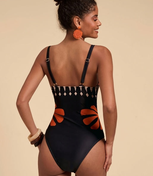 Women's 2-Piece Swimsuit Set – Sleeveless Top & Wide-Leg Pants