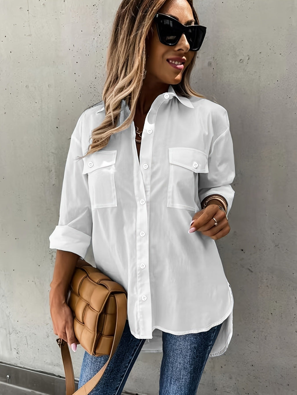 👚 Plus Size Women's Long Sleeve Two-Piece Casual Set