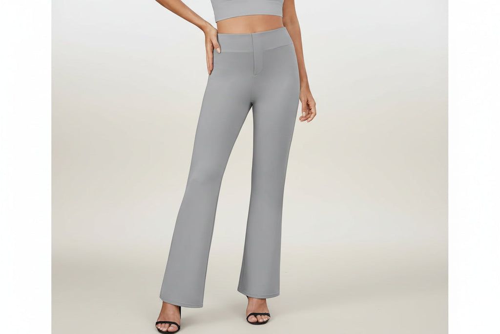 Business-Casual High-Waisted Stretch Trousers for Women