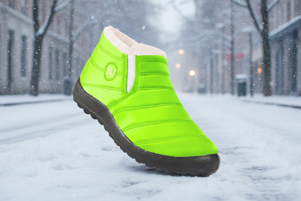 Women’s Warm Padded Lightweight Cotton Boots – Cozy Winter Non-Slip Outdoor Ankle Boots