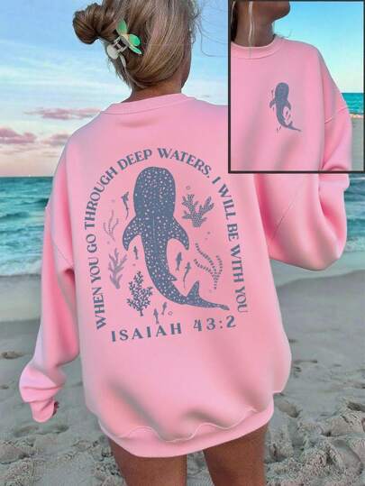 Women's Cute Kitten Graphic Sweatshirt