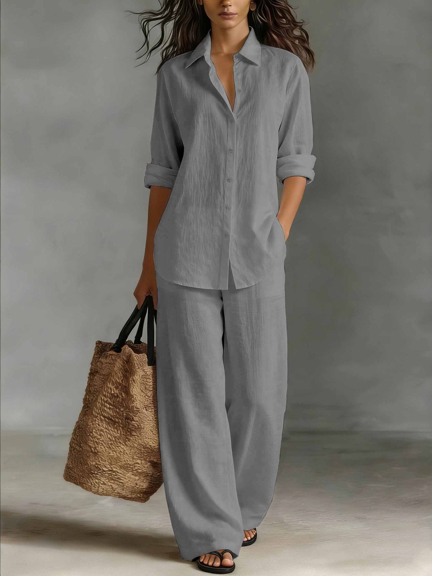 Women's Bohemian Top & Pants Set – Resort Lounge Co-ord