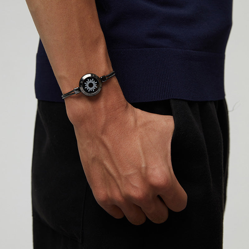 [Totwoo Signal Gift Box] Sun & Moon Snake Chain Touch Bracelets