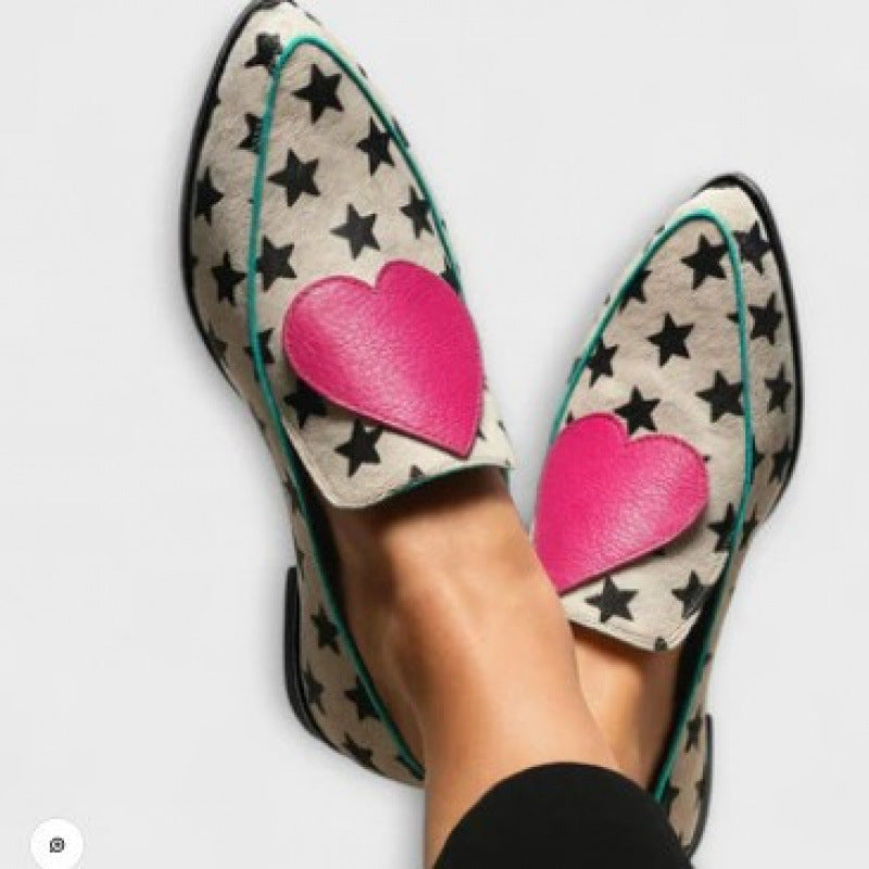 Plus Size Low Heel Pointed Toe Women’s Shoes