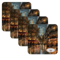 Custom Wooden Coaster. 4 pcs