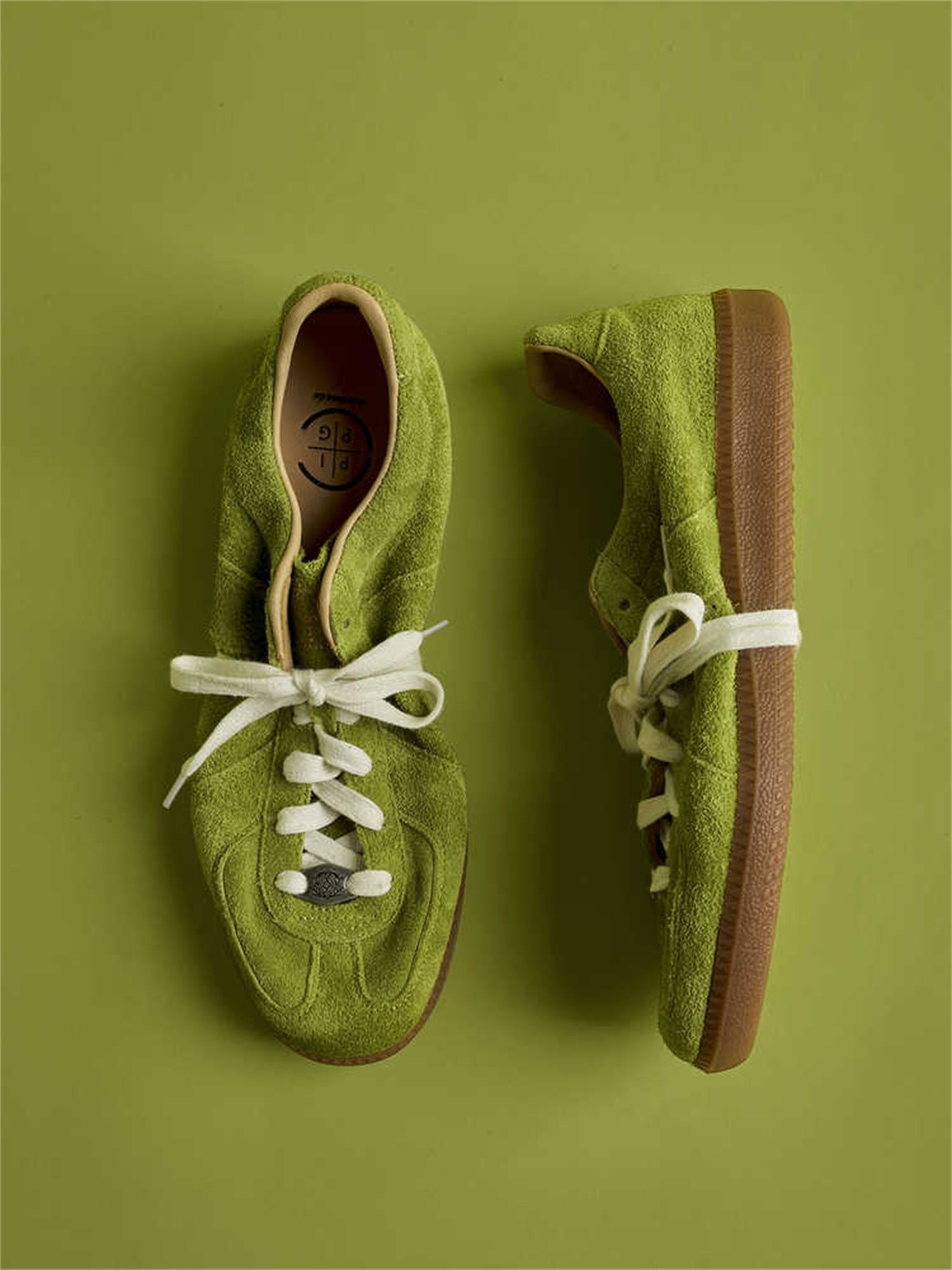 Retro Suede Elastic Band Shoes – Unisex Genuine Cowhide Casual Shoes