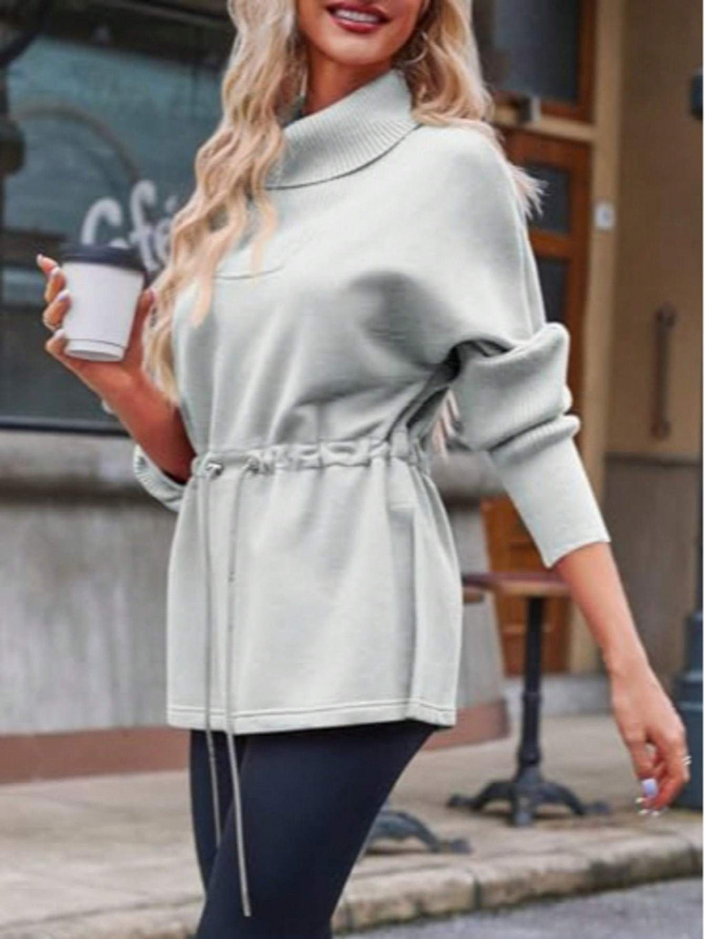 Women’s Turtleneck Fleece Sweatshirt