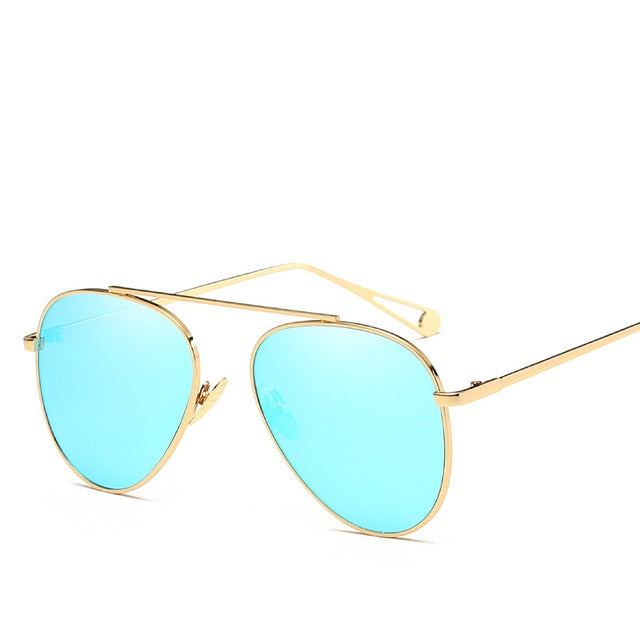 Luxury Brand Pilot Women's Sunglasses Fashion Aviation Vintage Sunglass