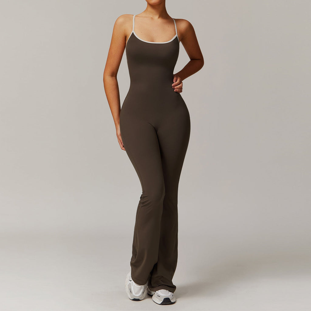 Women's Cross-Back Trumpet Jumpsuit – Sport Fashion Style