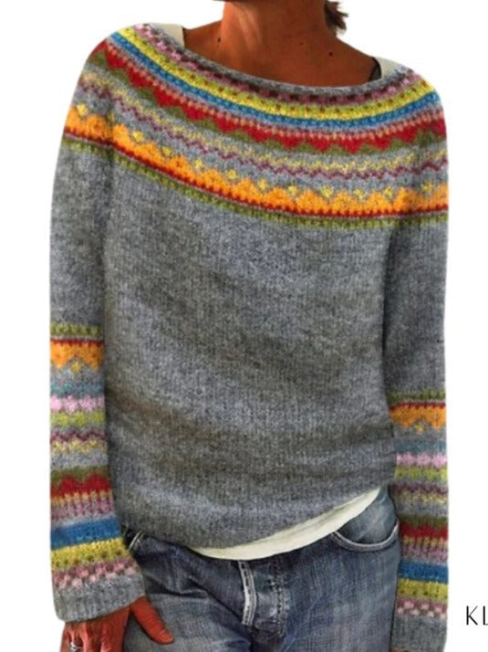 Women’s Fashionable Pullover Sweater Top | Cozy Everyday Knit