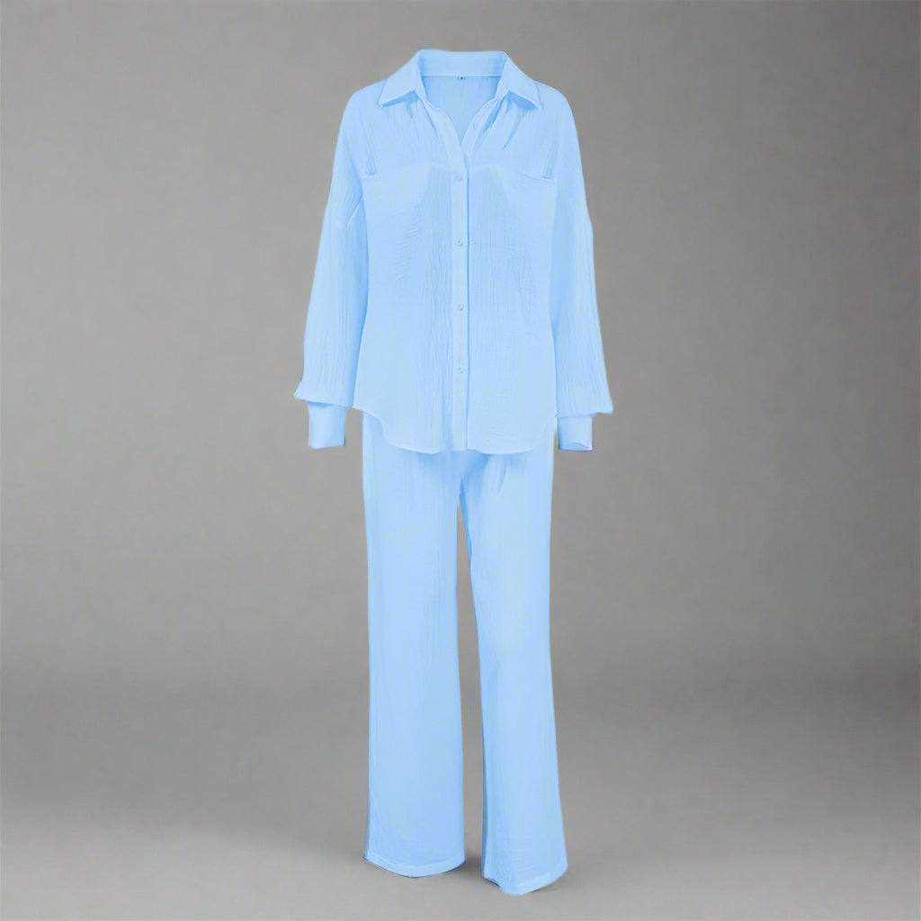 Women's Casual Solid Color Lounge Set