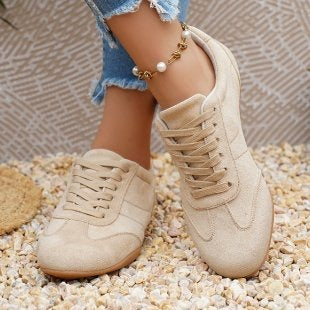 Women's Retro Runner Suede Flat Sneakers