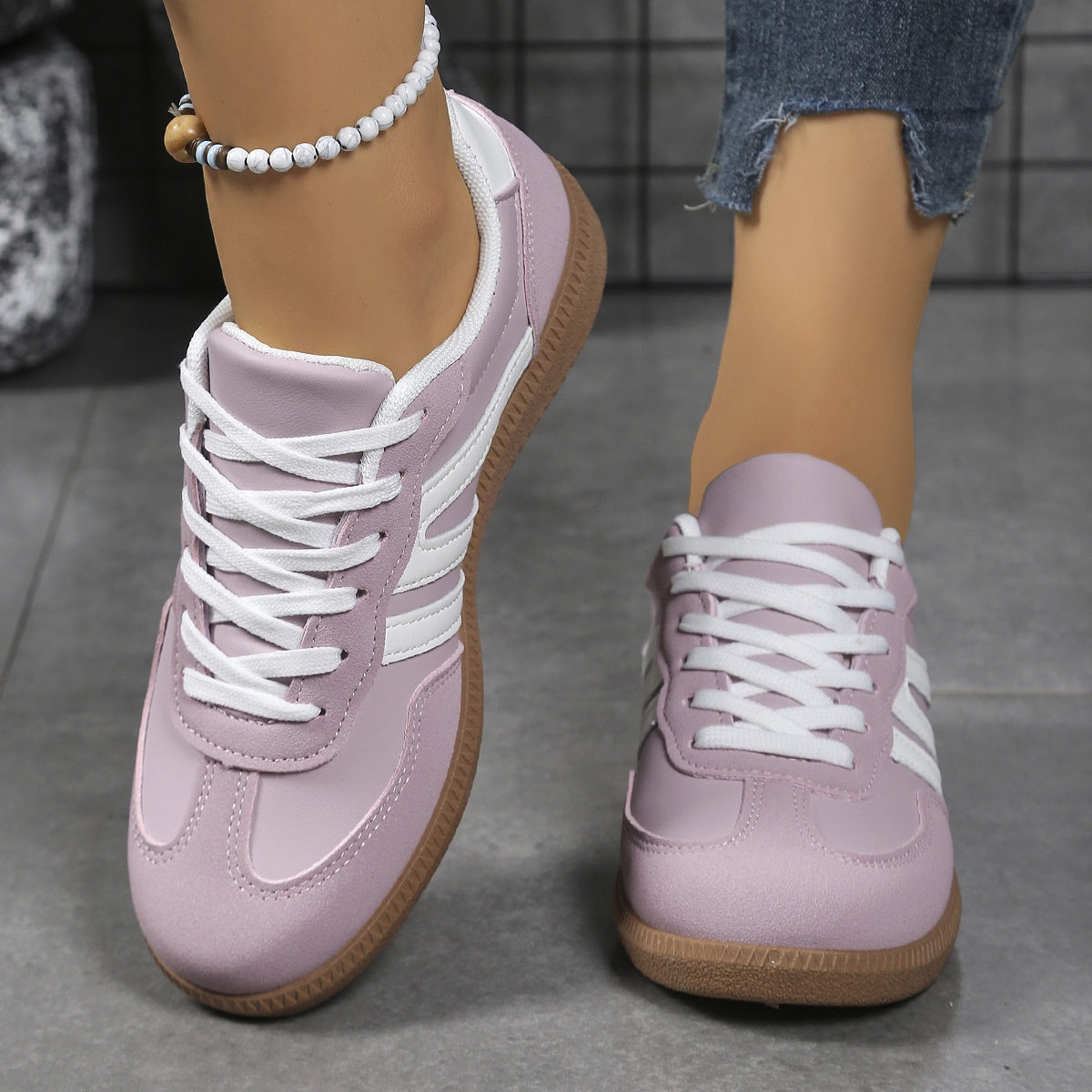 Lace-Up Low-Top Sneakers – 11 Colors EU 36–42 | Women's Training Shoes